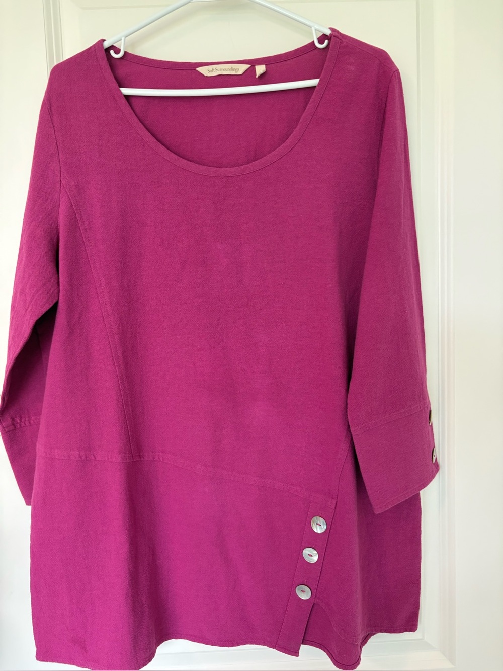 Soft Surroundings Fuscia top - medium